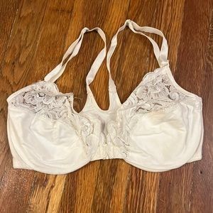 White lace bra
